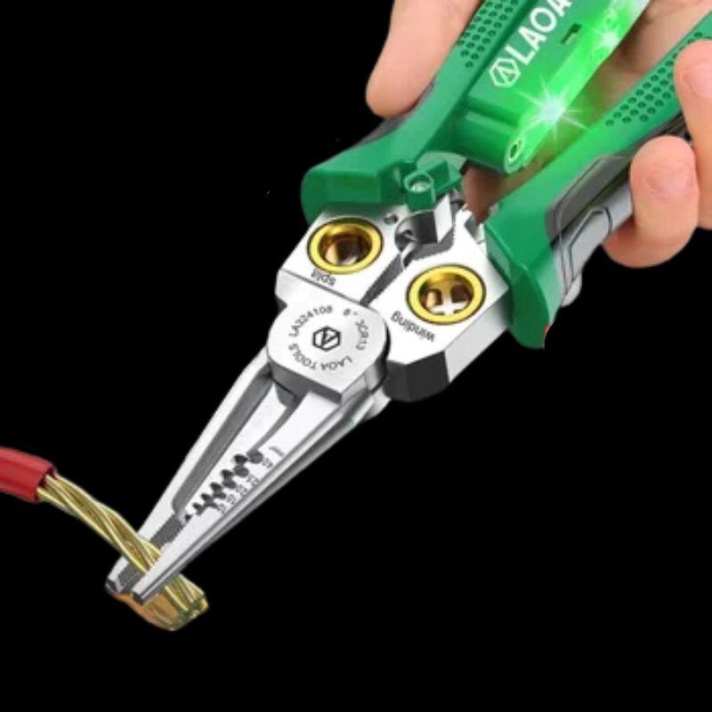 Alicates de corte ( 8 en 1 multifunción con función de llave de prueba )