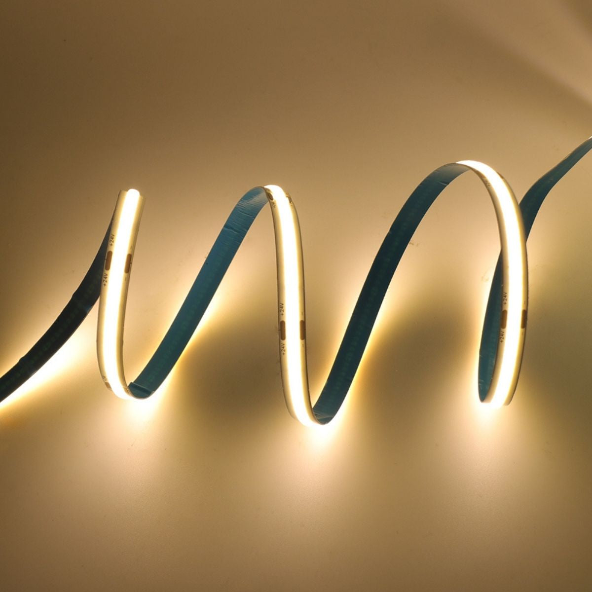 Tira Led Cob 320 Leds 24v Regulable 8mm 30 metros de tira + Alimentador 24v